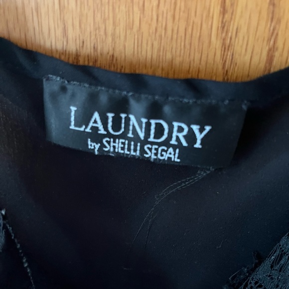 LAUNDRY BY SHELLI SEGAL ~ 2 Piece Wrap Dress & Slip (Sz.10) - Picture 7 of 7